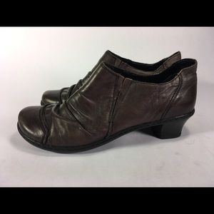 Gray Rieker Heeled Shoes